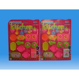 36 Pieces Kitchen Set In Blister - Girls Toys