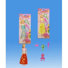 36 Wholesale Doll With Accesories In Blister Card Assorted