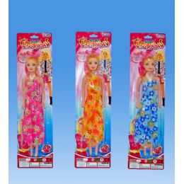 72 Wholesale 11 Doll In Blister Card Assorted. Dress