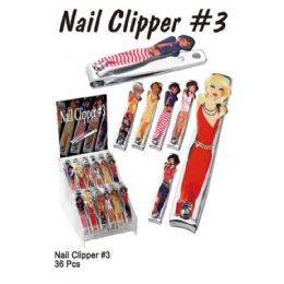 36 Wholesale Nail Celebrity Painted Clippers