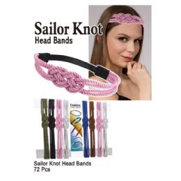 72 Wholesale Sailor Knot Head Bands