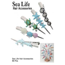 60 Wholesale Sea Life Hair Accessories