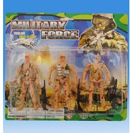 36 Pieces 3 Pieces Soldier Set In Blister Card - Toy Sets