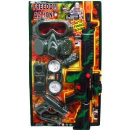 24 Wholesale Assault Toy Rifle Military Set Tied On Card
