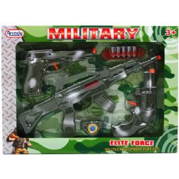 12 Wholesale 5pc Toy Military Play Set In Window Box