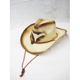 24 Pieces Ladies Cowboy Hat Brown - Sun Hats