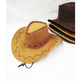 36 Pieces Cowboy Hat Assorted Colors - Sun Hats
