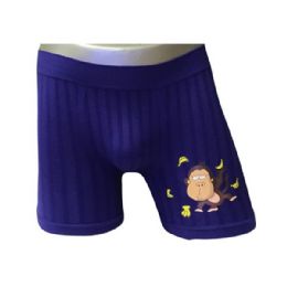 240 Wholesale Boys Sports Seamless Boxer Assorted Color Size Medium