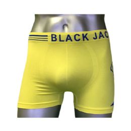 60 Wholesale Black Jack Mens Mixed Designs Seamless Boxer Brief