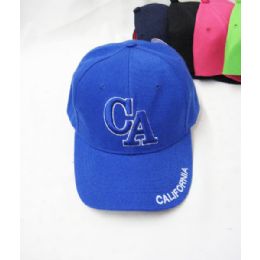 36 Pieces Kid's "california" Base Ball Cap - Kids Baseball Caps