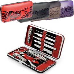 36 Wholesale 10 Piece Manicure Set In Travel Case