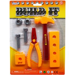 48 Wholesale 8 Piece Build It Tools Play Set