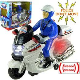 12 Wholesale BumP-N-Go Motorcycle Cop W/lights & Sound
