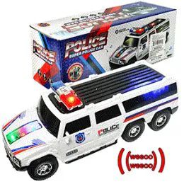 12 Wholesale BumP-N-Go Police Suv W/3d Lights & Sound