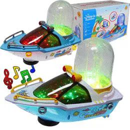 24 Wholesale BumP-N-Go Happy Fountain Boats W/ Lights & Sound