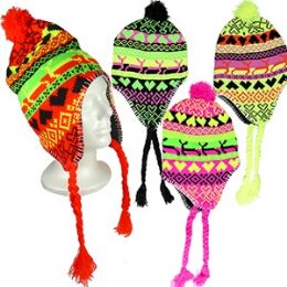 72 Wholesale Knit Arctic Chullo Hats