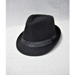 36 Wholesale Black Fedora Hat