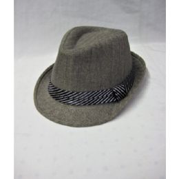 36 Wholesale Grey Fedora Hat