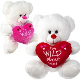 30 Pieces Plush "i'm Wild About You" Bears - Valentines