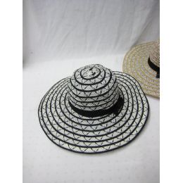 36 Wholesale Straw Summer Ladies Hat With Bow