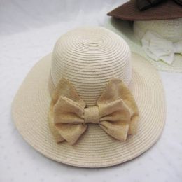 24 Wholesale Ladies Summer Sun Hat With Bow