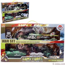 8 Wholesale 30 Piece Super Power Army Play Sets.