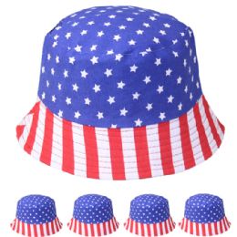 24 Wholesale Womens Usa Fedora Summer Hat