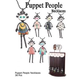 36 Pieces Assorted Puppet Necklace - Necklace