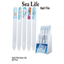 60 Pieces Sea Life Nail File - Manicure and Pedicure Items