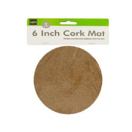 72 Pieces Medium Cork Mat Set - Coasters & Trivets