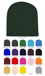 48 Pieces Unisex Short Ski/beanie Hat 8 Inch In Brown - Winter Beanie Hats