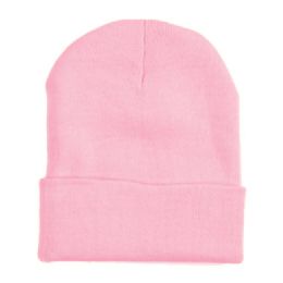 48 Pieces Ski Beanie In Pink - Winter Beanie Hats