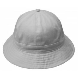 24 Wholesale Cotton Round Bucket Hats