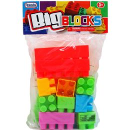 48 Bulk 20pc Jumbo Blocks In Poly Bag W/ Header