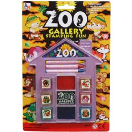 72 Wholesale Zoo Gallery Fun Stamping Play Set
