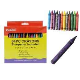 48 Wholesale 64pc Crayons