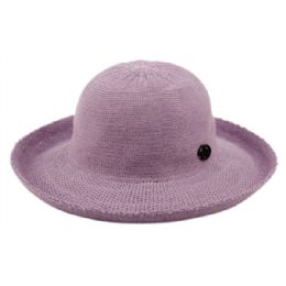 12 Wholesale Wide Brim Sun Bucket Hats In Lavender
