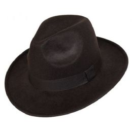 24 Wholesale Fedora Hats In Black