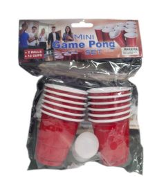 48 Wholesale GAME PONG SET With 2 MINI BALLS