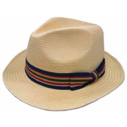 12 Wholesale Panama Style Fedora Hats