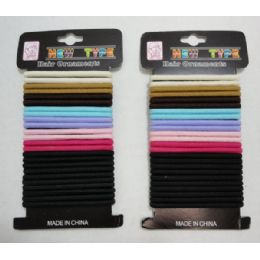 144 Wholesale 24 Piece Colored Elastic Bands