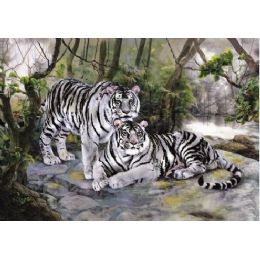 50 Wholesale 3d Picture 9611--2 White Tigers