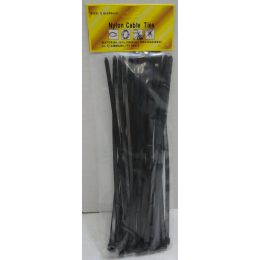 24 Pieces Tl262-Blk. 32pc Nylon Cable Ties [black] - Cables and Wires