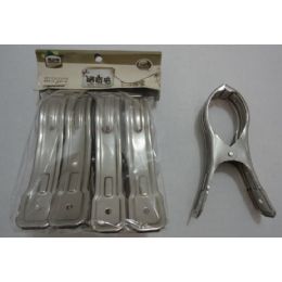 96 Wholesale 4pc 4.5" Metal Clips