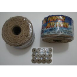 144 Pieces Jute TwinE-350ft - Rope and Twine