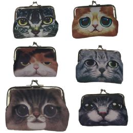 240 Wholesale Kiss Lock Coin Purse In Assorted Prints And Colors