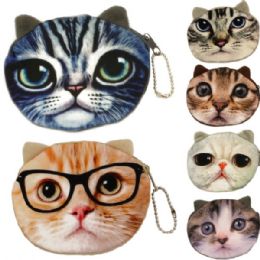 600 Wholesale Coin Purses In Cat/ Assoerted Colors & Prints