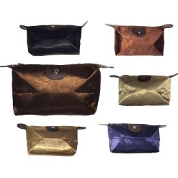 120 Wholesale Mini Cosmetic Bag In Assorted Color Packs