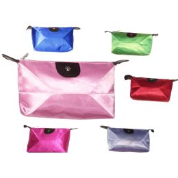 120 Wholesale Mini Cosmetic Bag In Assorted Color Packs