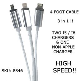 240 Wholesale 4 Foot 3 In 1 Charger
